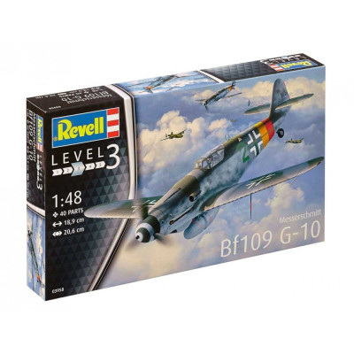 Plastic ModelKit letadlo 03958 - Messerschmitt Bf 109 G-10 (1:48)