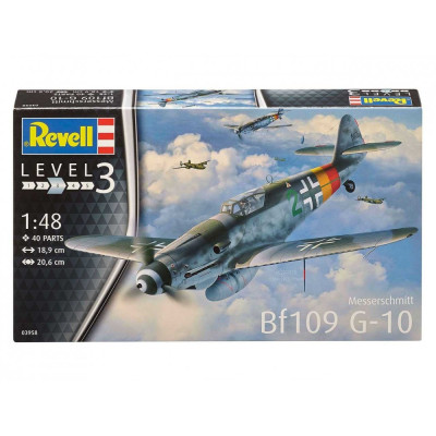 Plastic ModelKit letadlo 03958 - Messerschmitt Bf 109 G-10 (1:48)