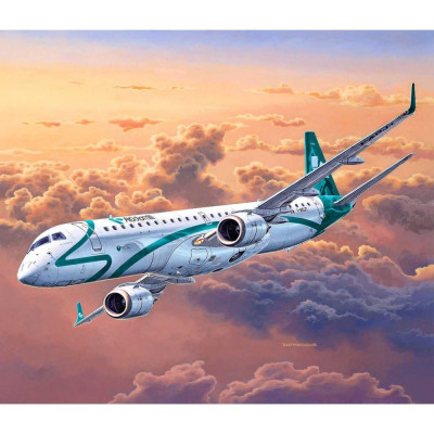 Plastic ModelKit letadlo 04884 - Embraer 195 (1:144)
