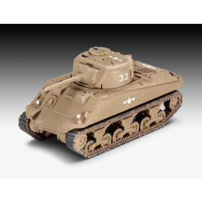 Plastic ModelKit military 03350 - US Army vehicles WWII M4 Sherman & M8 Greyhound & CCKW Truck (1:144)