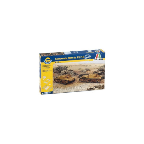 Fast Assembly military 7519 - SEMOVENTE M40 da 75/18 (1:72)