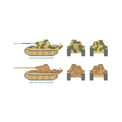 Fast Assembly tanky 7504 - Pz.Kpfw.V PANTHER Ausf.G (1:72)