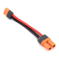 Spektrum átalakító kábel csatlakozókkal IC5 akkumulátor - IC3 eszköz 10cm 10 AWG kábellel. Használható a Spektrum Smart töltővel való töltésre.