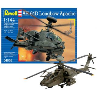 Plastic ModelKit vrtulník 04046 - AH-64D Longbow Apache (1:144)