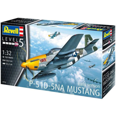 Plastic ModelKit letadlo 03944 - P-51D-5NA Mustang (1:32)