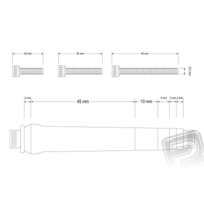 Distanční sloupky - Standard
