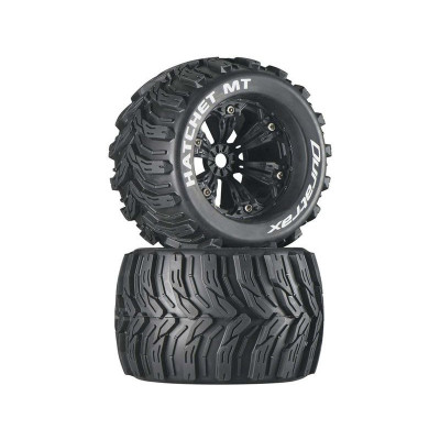 Duratrax kolo 3.8" Hatchet MT 1/2" Offset černá (2)