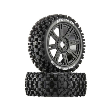 Duratrax kolo 3.8" Six Pack Buggy C2 Spoke černá (2)
