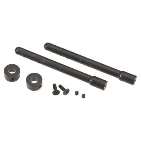 Duratrax Sloupky karosérie 75mm černé (2)