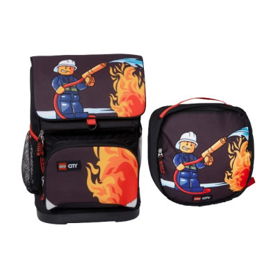 LEGO CITY Fire Small - školní aktovka, 2 dílný set