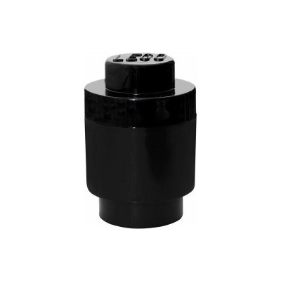 LEGO úložný box kulatý 123x183mm - černý