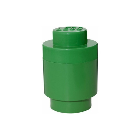 LEGO úložný box kulatý 123x183mm - tmavě zelený