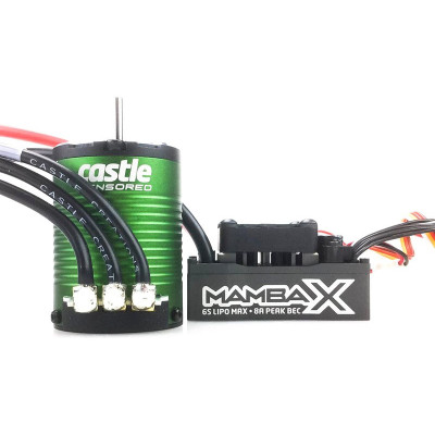 Castle motor 1406 7700ot/V senzored s reg. Mamba X