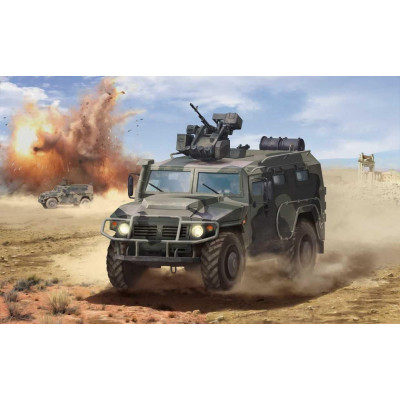 Model Kit military 3683 - GAZ Tiger w/Arbalet (1:35)