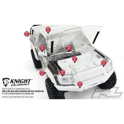 Karoserie čirá METRIC Crawler pro 313mm podvozky