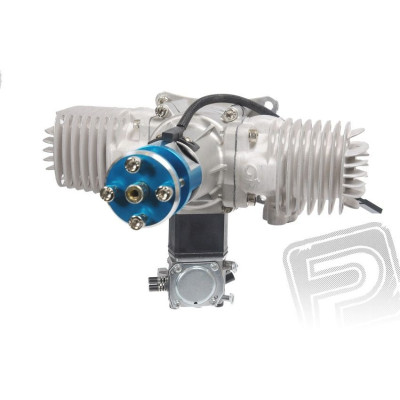 Motor GP 76 ccm V2 včetně tlumiče a příslušenství