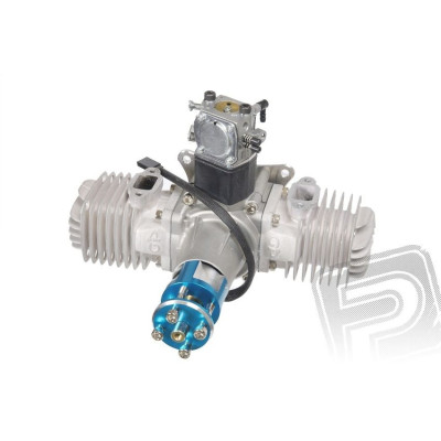 Motor GP 76 ccm V2 včetně tlumiče a příslušenství