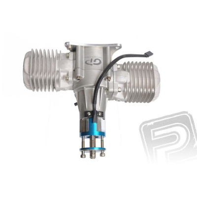 Motor GP 76 ccm V2 včetně tlumiče a příslušenství