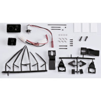 Frissítse fel RC modellautóját a Killerbody funkcionális elektromos ablaktörlő készlettel. Az ablaktörlők fekete színben részletesen kidolgozottak. A csomag 3 különböző méretű ablaktörlő készletet, elektromos motort és rögzítő alkatrészeket tartalmaz.