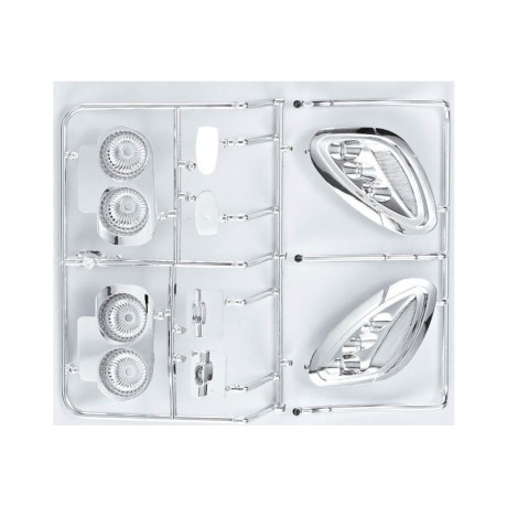 Killerbody Corvette GT2 1:7 - chromované díly