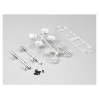 Frissítse fel RC modellautóját a Killerbody tetőcsomagtartó világító készlettel. A csomag tartalmaz egy 4 LED-es fényszettet és rögzítő tartozékokat. A LED lámpák nem tartoznak a csomaghoz.