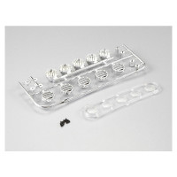 Dobja fel RC modellautóját a Killerbody A típusú tetőfelhajtó lámpájával. A csomag tartalmaz egy krómozott fényrámpát 5 LED-hez, rögzítő tartozékokkal. A LED-ek nem tartoznak a csomagba.