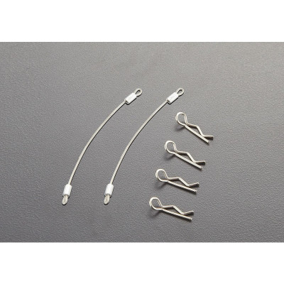 Killerbody sponky karoserie (4), ocel. lanko 80mm (2)