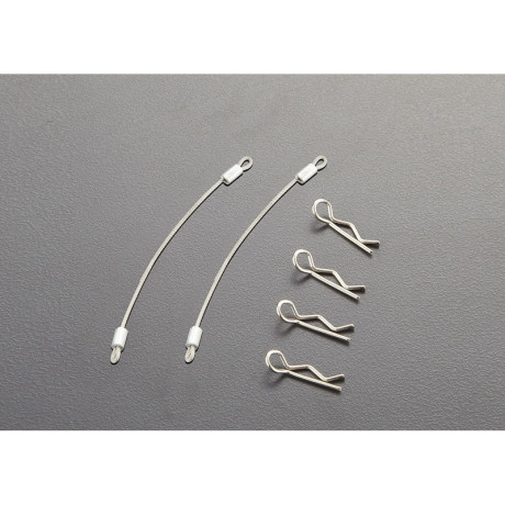 Killerbody sponky karoserie (4), ocel. lanko 80mm (2)