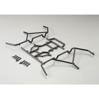 Védő pilótafülke keret a Killerbody Crawler Warrior 1:10 RC autó modellekhez. A keret fekete ABS anyagból készült.