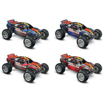 Traxxas Nitro Rustler 1:10 TQi RTR modrý
