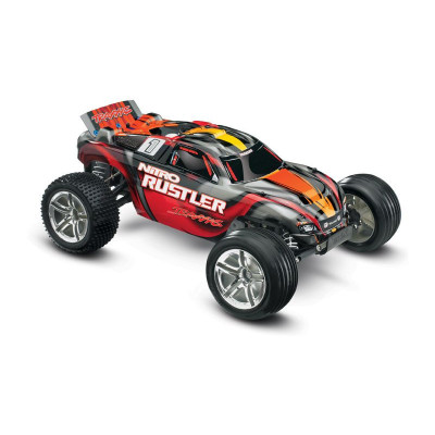 Traxxas Nitro Rustler 1:10 TQi RTR modrý
