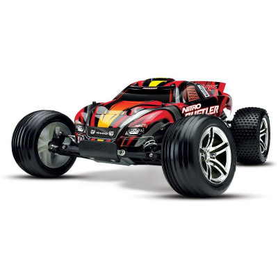 Traxxas Nitro Rustler 1:10 TQi RTR modrý