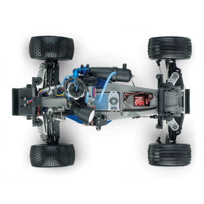 Traxxas Nitro Rustler 1:10 TQi RTR modrý