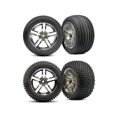 Traxxas Nitro Rustler 1:10 TQi RTR modrý