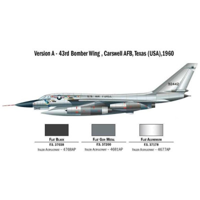 Model Kit letadlo 1142 - B-58 Hustler (1:72)