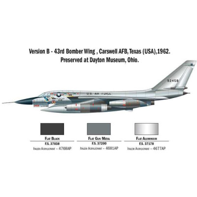 Model Kit letadlo 1142 - B-58 Hustler (1:72)