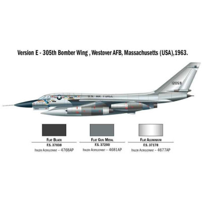 Model Kit letadlo 1142 - B-58 Hustler (1:72)