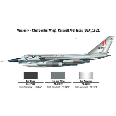 Model Kit letadlo 1142 - B-58 Hustler (1:72)