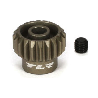 TLR fogaskerék 3,17 mm-es (1/8") tengelyhez 20 foggal és 48DP fogas modullal RC modellautókhoz. Alumínium ötvözetből készült. Csiga mellékelve.