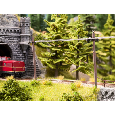 Telegrafné stĺpy 2,6cm šírka, 10,2cm výška, 4ks