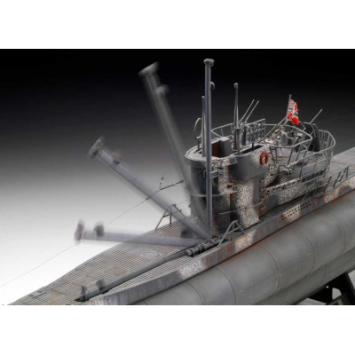Plastic ModelKit ponorka Limited Edition 05163 - German Submarine Type VII C/41 (Platinum Edition) (1:72)