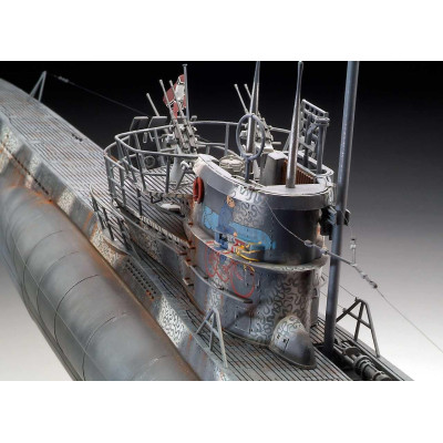 Plastic ModelKit ponorka Limited Edition 05163 - German Submarine Type VII C/41 (Platinum Edition) (1:72)