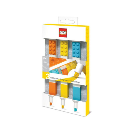 LEGO zvýrazňovače, mix barev 3ks