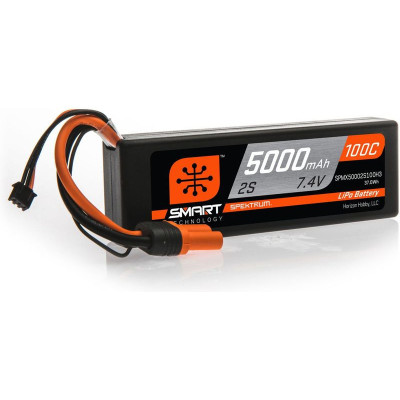 Spektrum Smart LiPo Car 7.4V 5000mAh 100C IC3