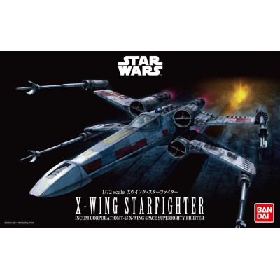 Plastic ModelKit BANDAI SW 01200 - X-Wing Starfighter (1:72)