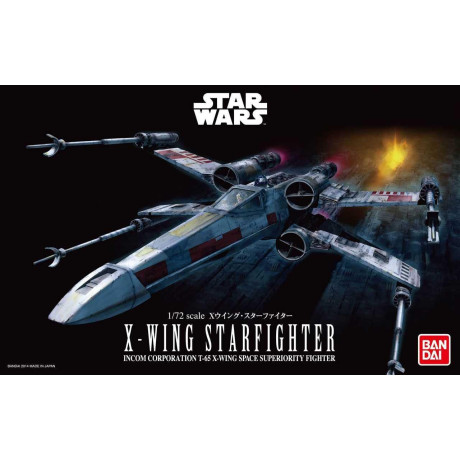 Plastic ModelKit BANDAI SW 01200 - X-Wing Starfighter (1:72)