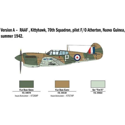 Model Kit letadlo 2795 - P-40E/K Kittyhawk (1:48)