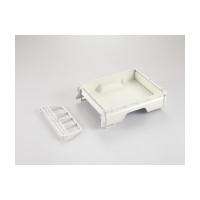 A Killerbody az 1/10-es Toyota Land Cruiser 70 karosszériához kínál csererakodóteret a Traxxas TRX-4 alvázhoz. A raktér ABS anyagból készült, fehér kivitelben.