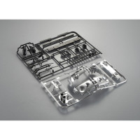 Részletes műanyag alkatrészek Nissan Skyline R34 1:10 RC modellhez a Killerbody-tól. A műanyag alkatrészek fekete és krómozott kivitelben, tartós ABS anyagból készültek. A csomag tartalmazza az ablaktörlőket, tükröket, első és hátsó lámpa parabolákat.