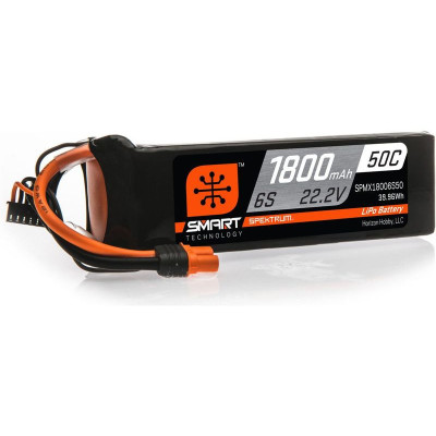 Spektrum Smart LiPo 22.2V 1800mAh 50C IC3